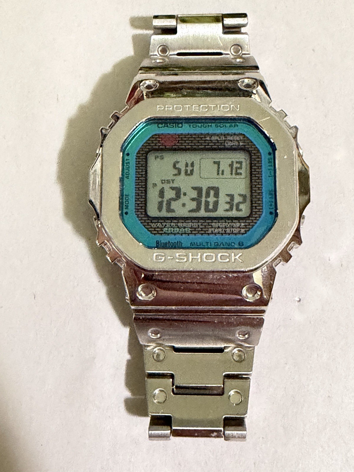 Casio G-Shock GMWB5000PC Full Metal Square Bluetooth Solar Digital