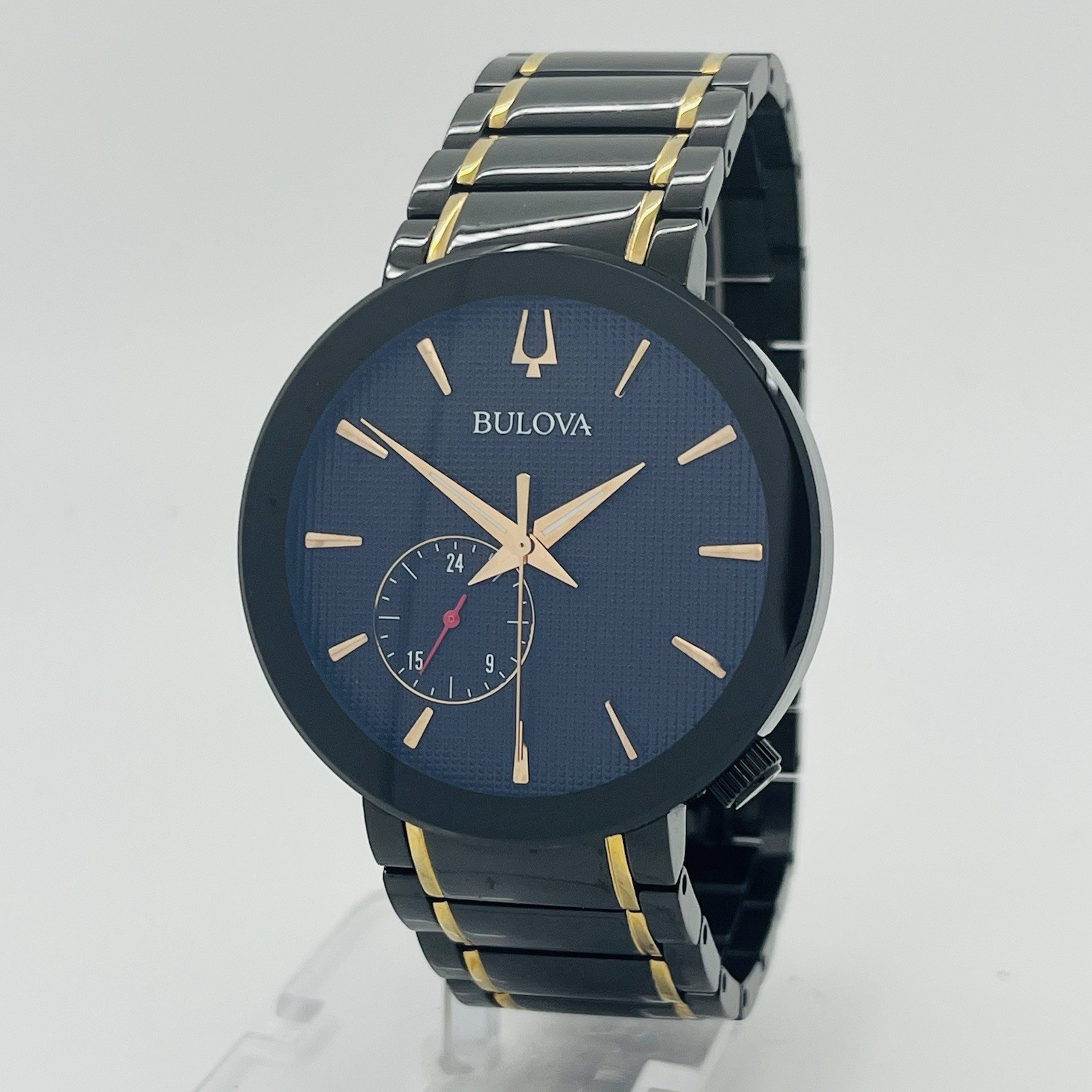 Bulova Latin Grammy Men’s Black Ceramic/Steel 42mm Sapphire Watch 98A188