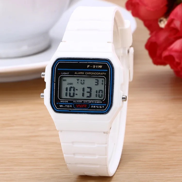 Water Proof Vintage Retro Digital Watch For Men & Women Alarm Stop Watch