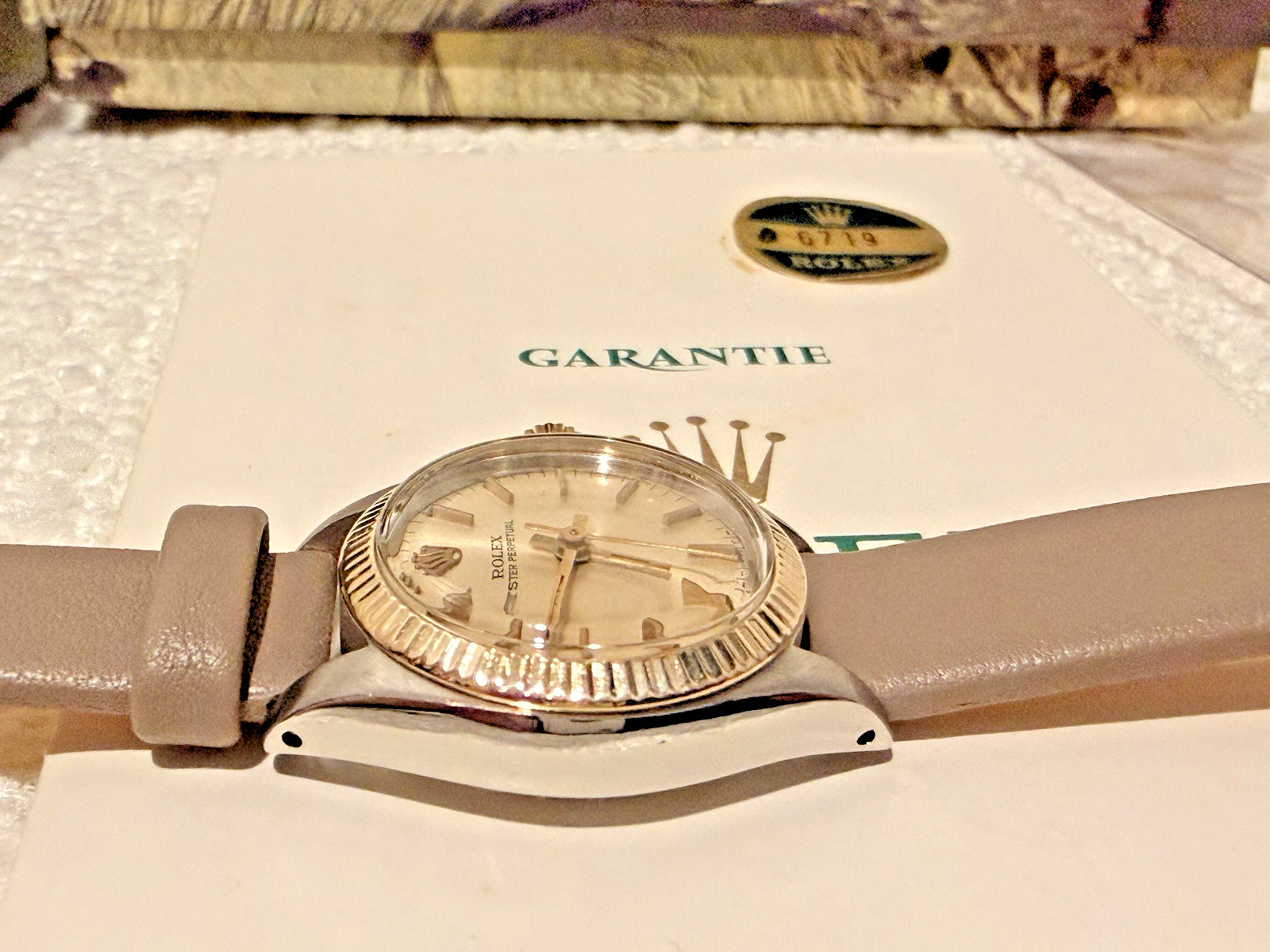 Rolex Lady Oyster Perpetual 6719 24mm Two Tone Automatic Box & Papers