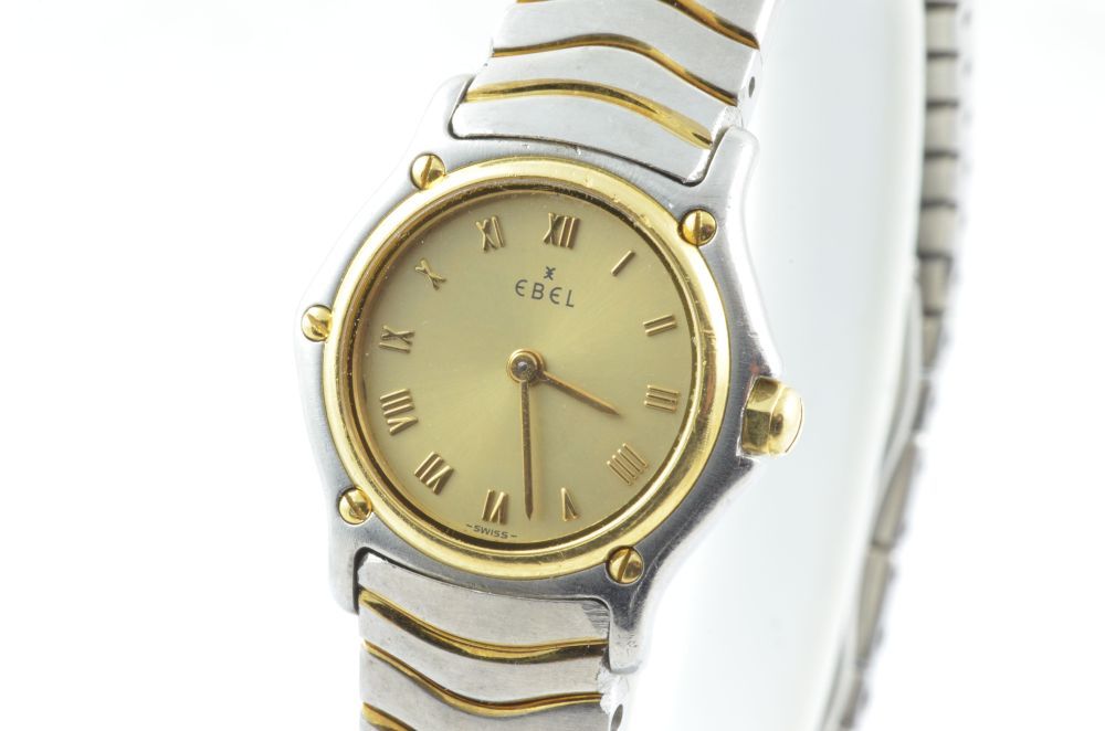 Ebel Sport Classic Ladies Watch Steel/750 Gold 1057901 Beautiful Condition 2
