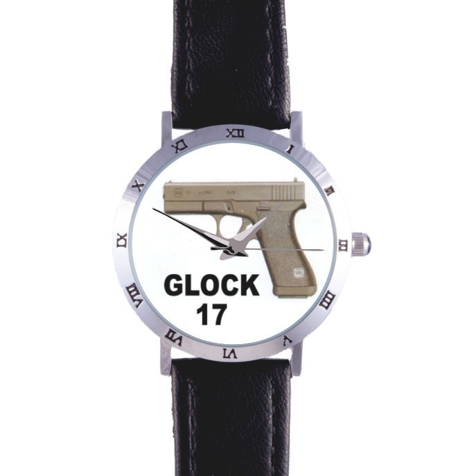 GLOCK 17 WATCH: HANDGUN, GUN, PISTOL, BULLETS, RARE COLLECTIBLE!