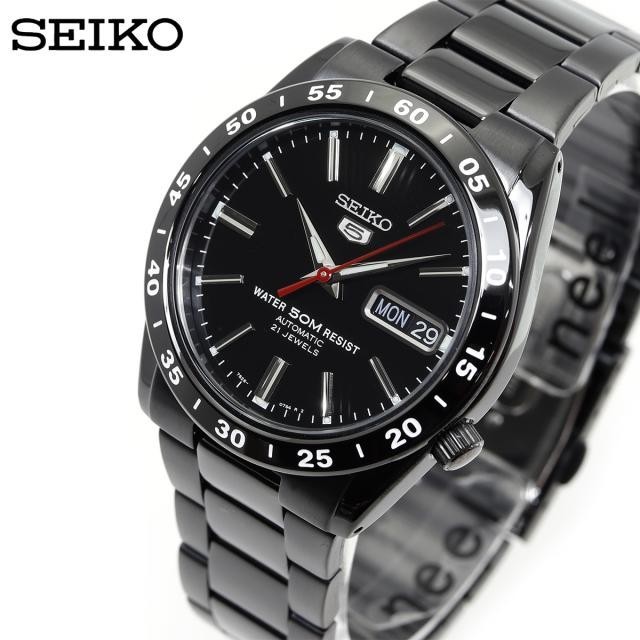 SEIKO SEIKO5 SNKE03K1 Black Automatic Men’s Watch New in Box