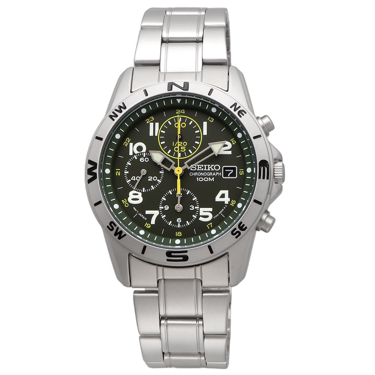 SEIKO Quartz Chronograph Business Casual SND377P Working