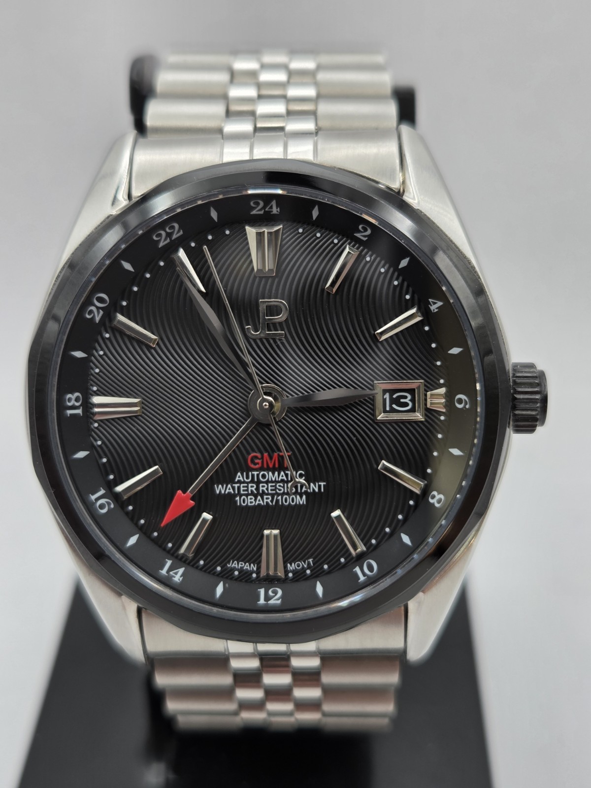40mm Custom Built Automatic GMT Watch, Pressage Style Nh34