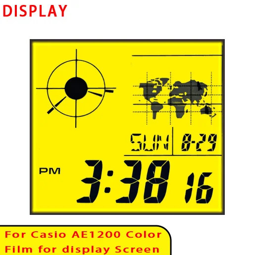 42 Style Display Color Screen Filter for Casio AE1200 Display HD Gradient Filter