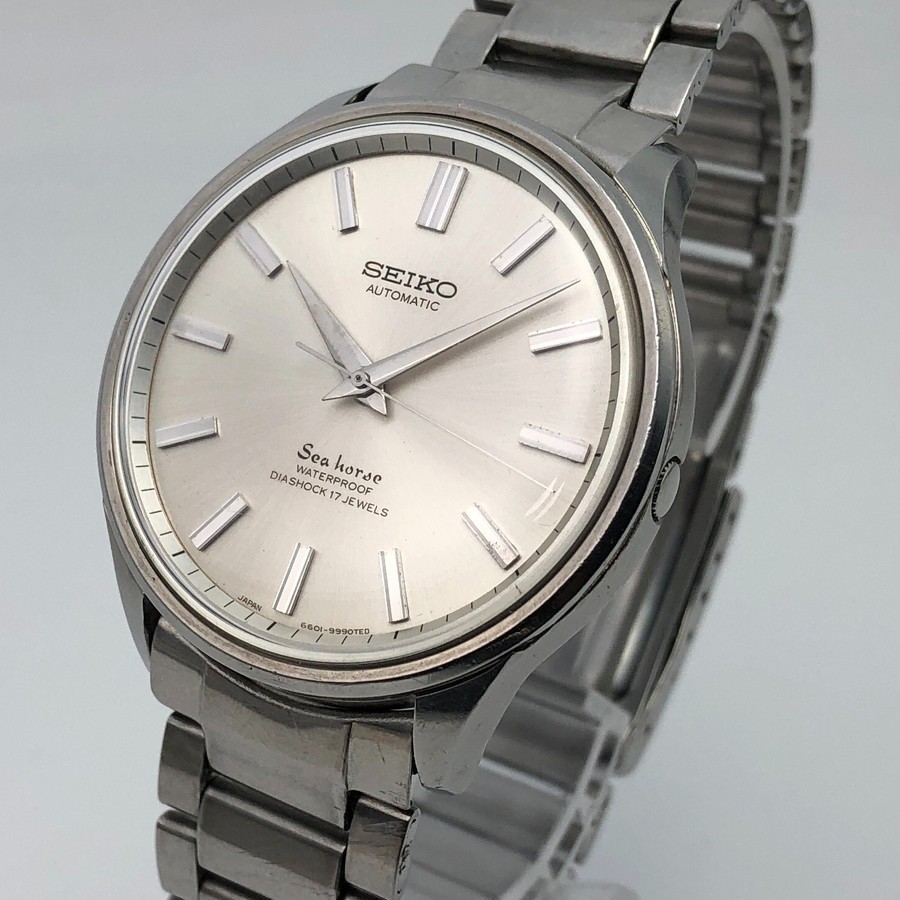 Vintage 1965 SEIKO Sportsmatic Seahorse 6601-9990 Sunburst Dial Automatic #2632