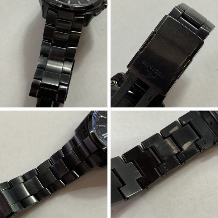 04w5276▽※CASIO OCEANUS OCW-S100B-1AJF Solar Radio Watch Titanium Band Smart