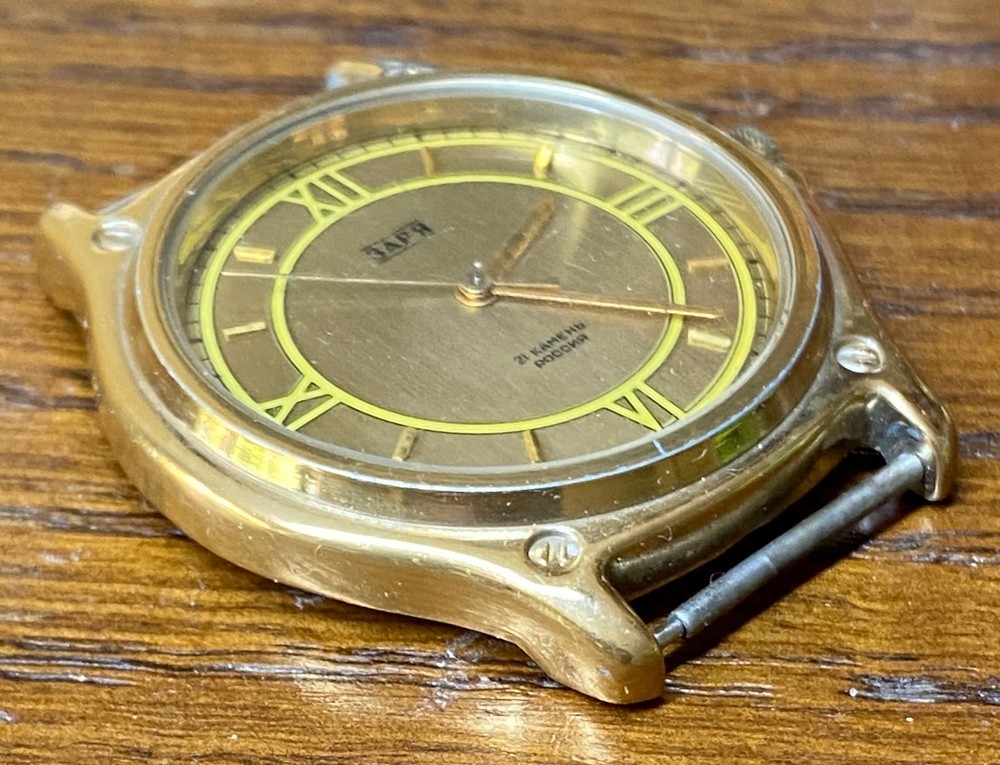 Zarya Russian Mechanical Hand-Wind Watch — USSR / Post-Soviet — 1990’s