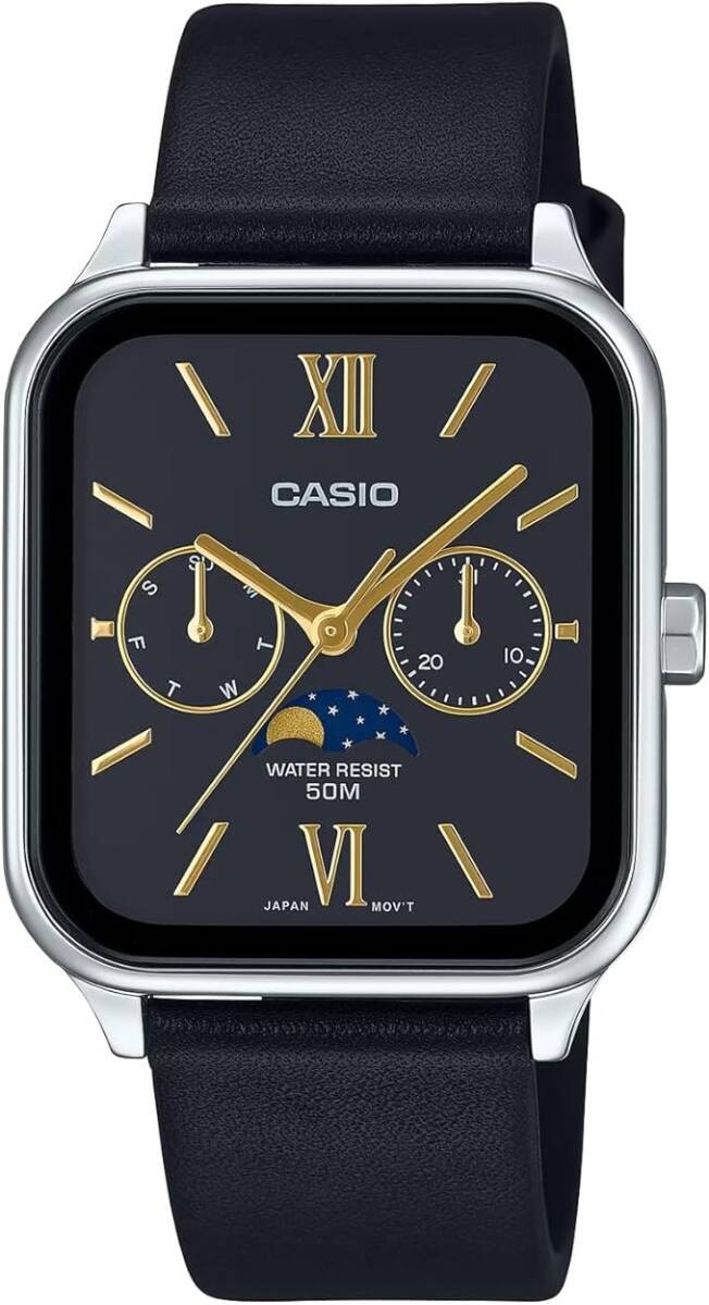 CASIO MTP M305L 1A2 Men’s Watch STANDARD Moon Phase