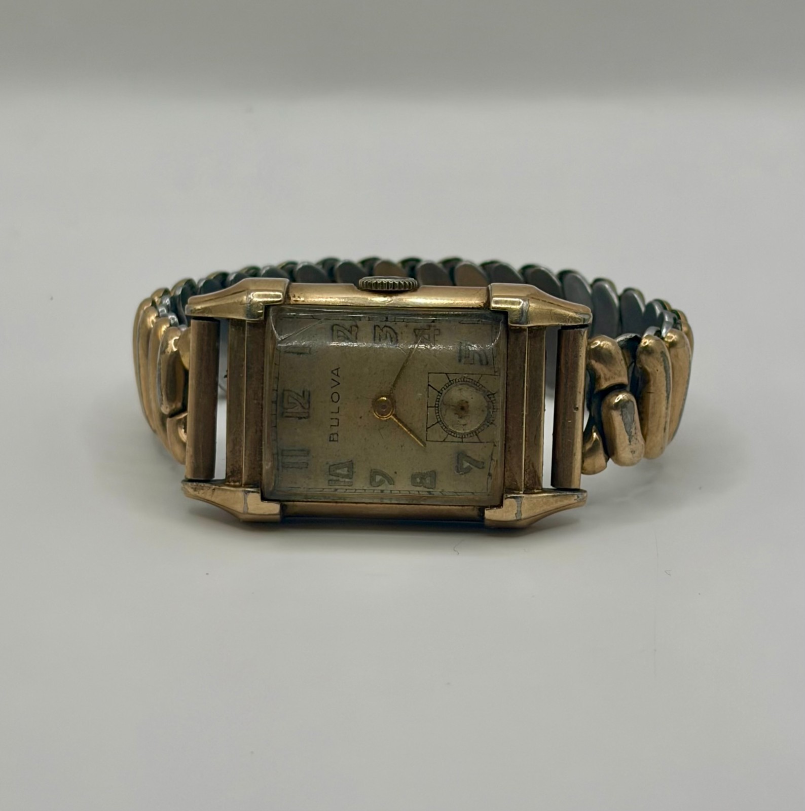 Vintage Bulova Mechanical Watch 10k Gold Plated