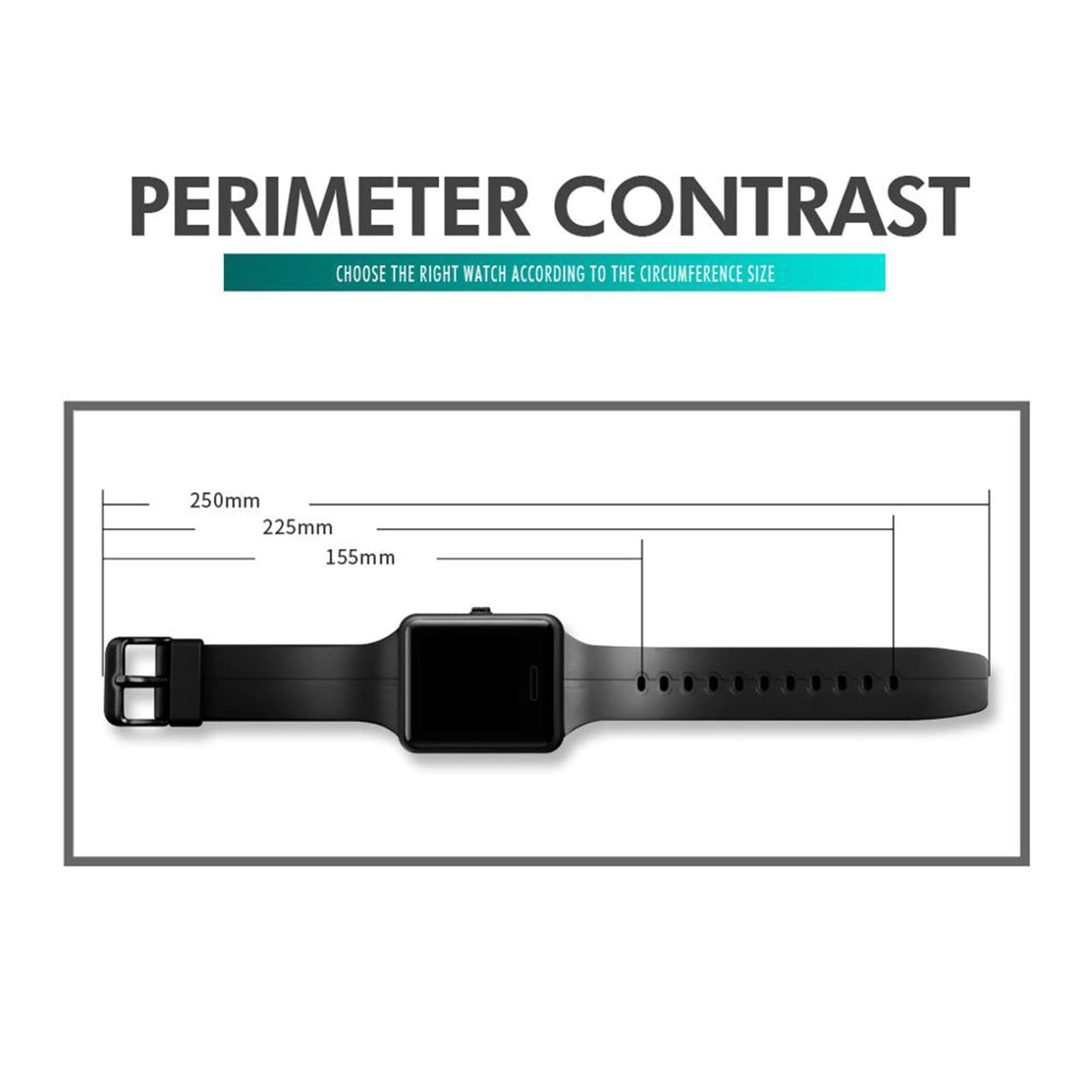 Simple Men Women Sports LED Digital Big Display Waterproof Date PU Strap Squa…