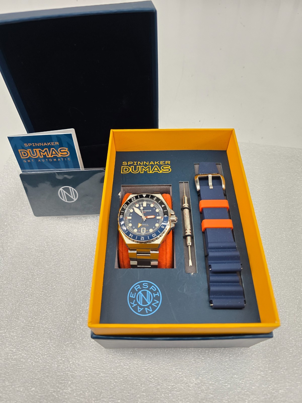 Spinnaker Dumas Automatic Men’s Stainless Steel Blue Dial Watch SP-5119-22 44MM