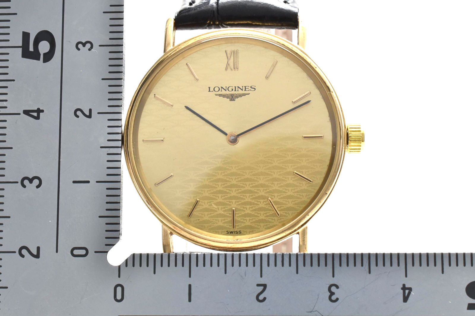▶️[Exc+5] LONGINES Grand Classic L4.637.2 Gold Logo Dial Quartz 33mm Men’s Watch