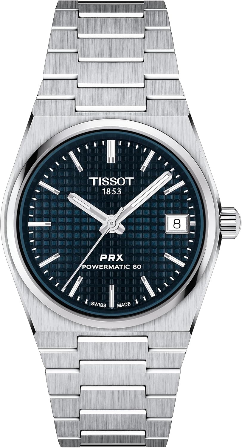 New Tissot T1372071104100 PRX 80 35MM Womens Watch Blue Dial Japan