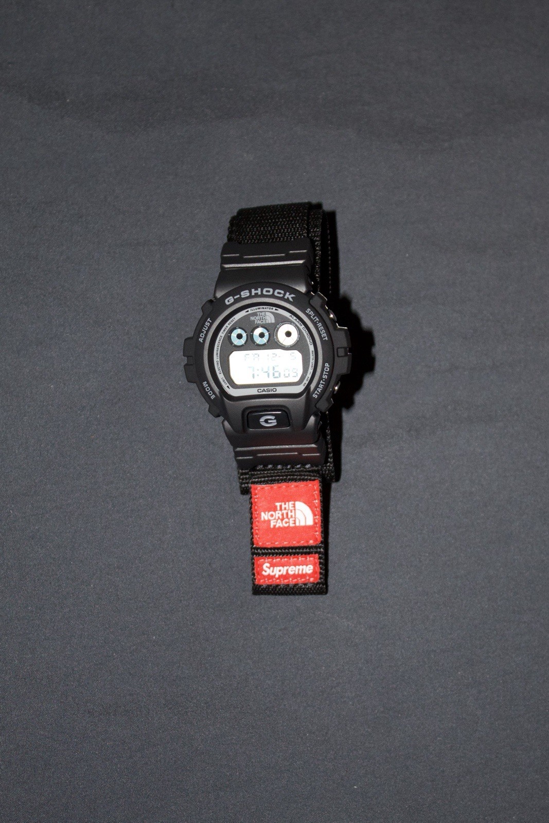Casio Supreme The North Face G-SHOCK Black Digital Sport Watch w/ Box
