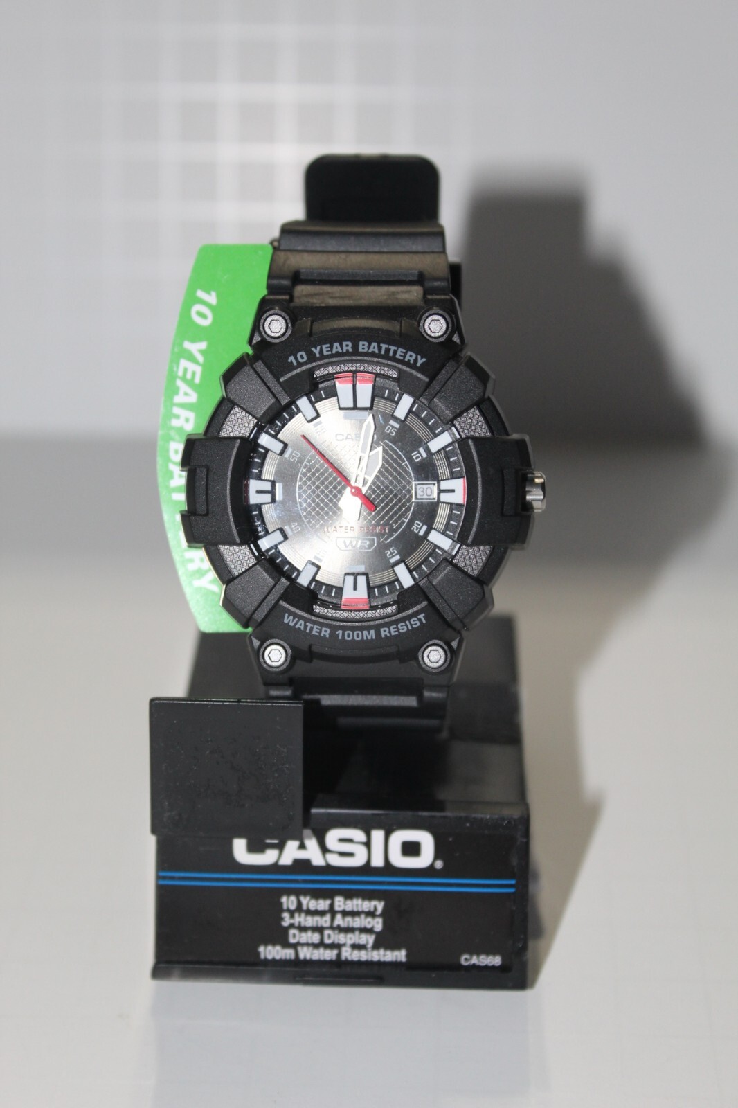 Casio MW610H-1AV, Men’s Black Resin Watch, 100 Meter WR