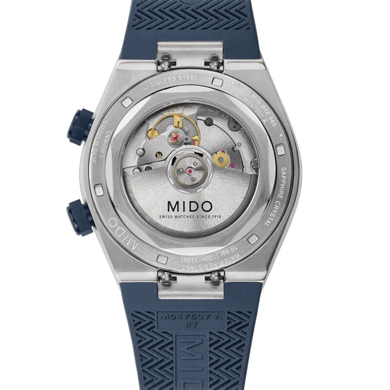 Mido Multifort 8 Two Crowns 40mm Blue Dial Men’s Watch M0475071704100