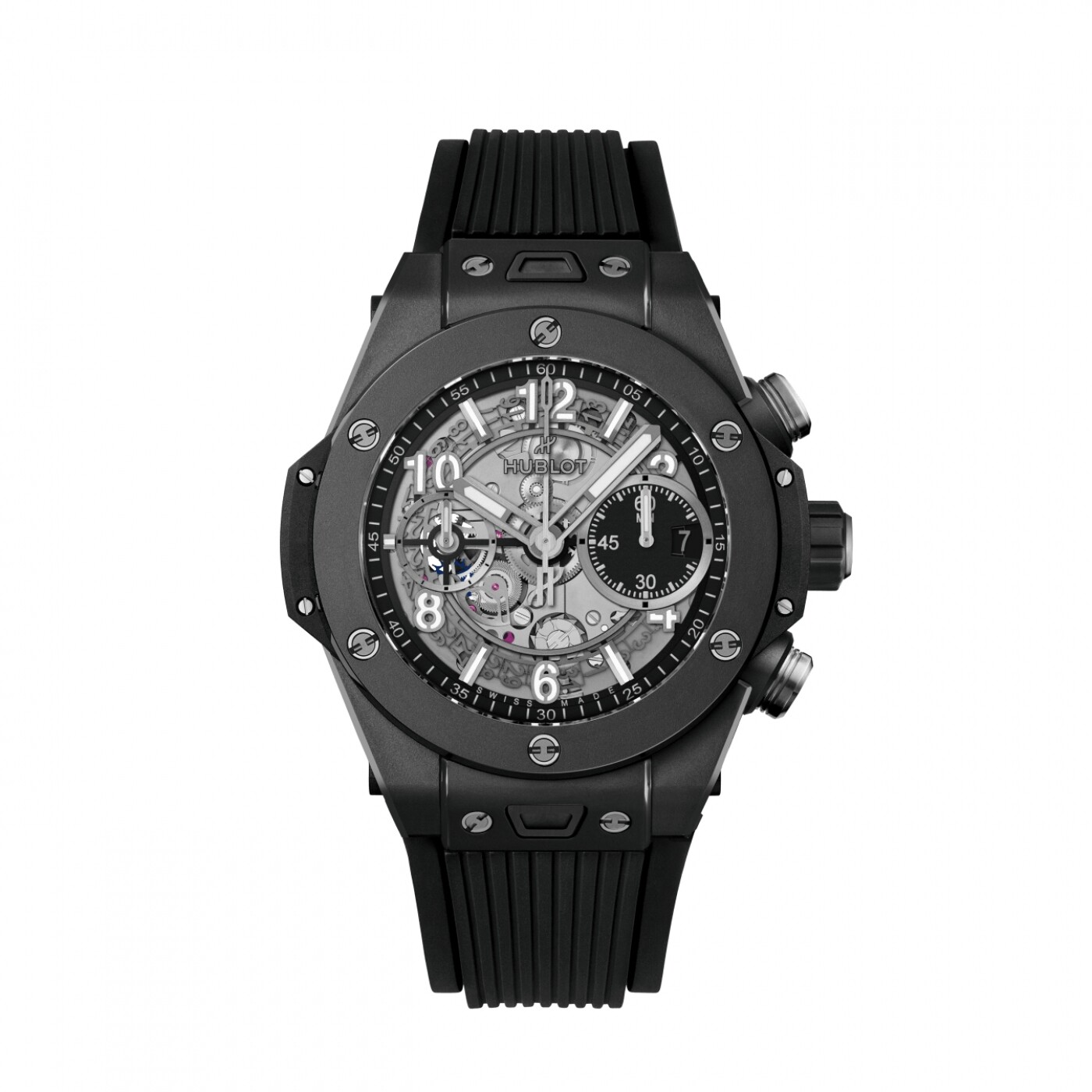 New Hublot Big Bang UNICO Black Magic Ceramic Automatic Watch 441.CI.1171.RX