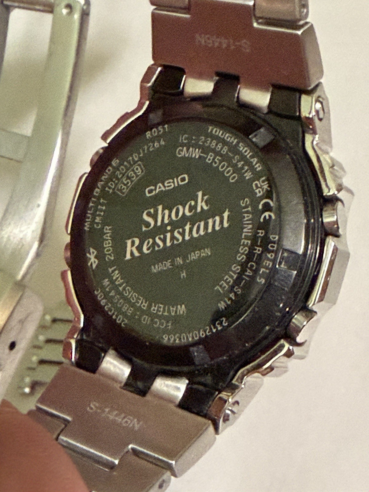 Casio G-Shock GMWB5000PC Full Metal Square Bluetooth Solar Digital