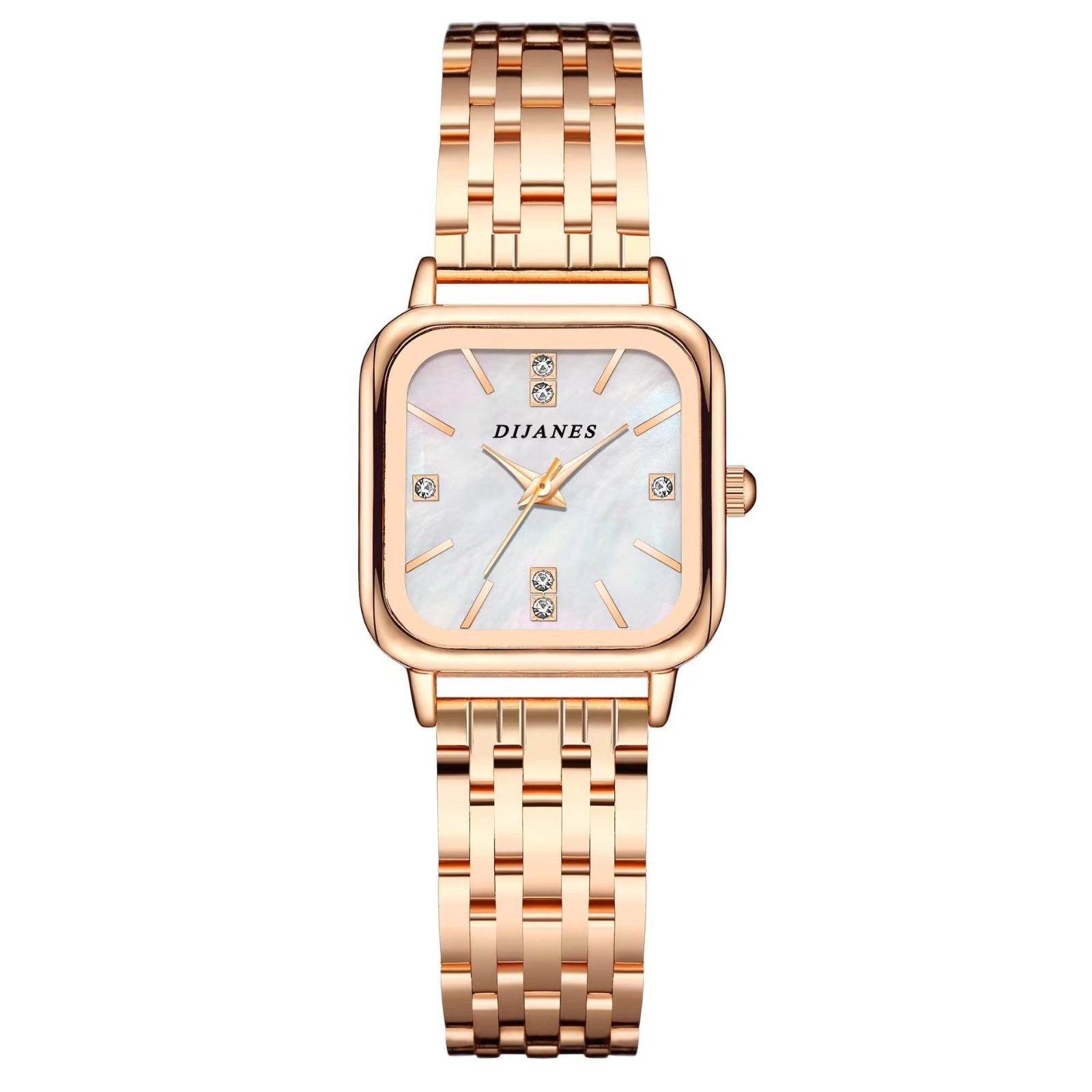 Women Girls Classic Quartz Stainless Steel Dress Charm Wrist Watch Xmas Gift