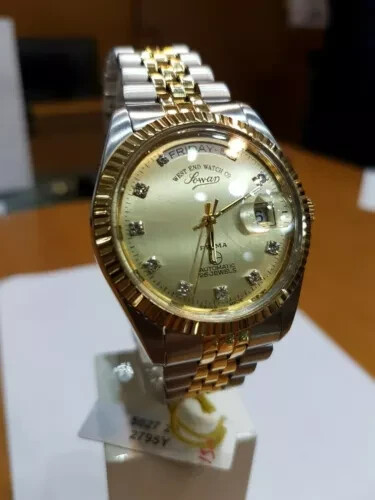 West End Watch Co. 5027.20.2795Y Automatic Golden Dial Bicolor Unisex Watch