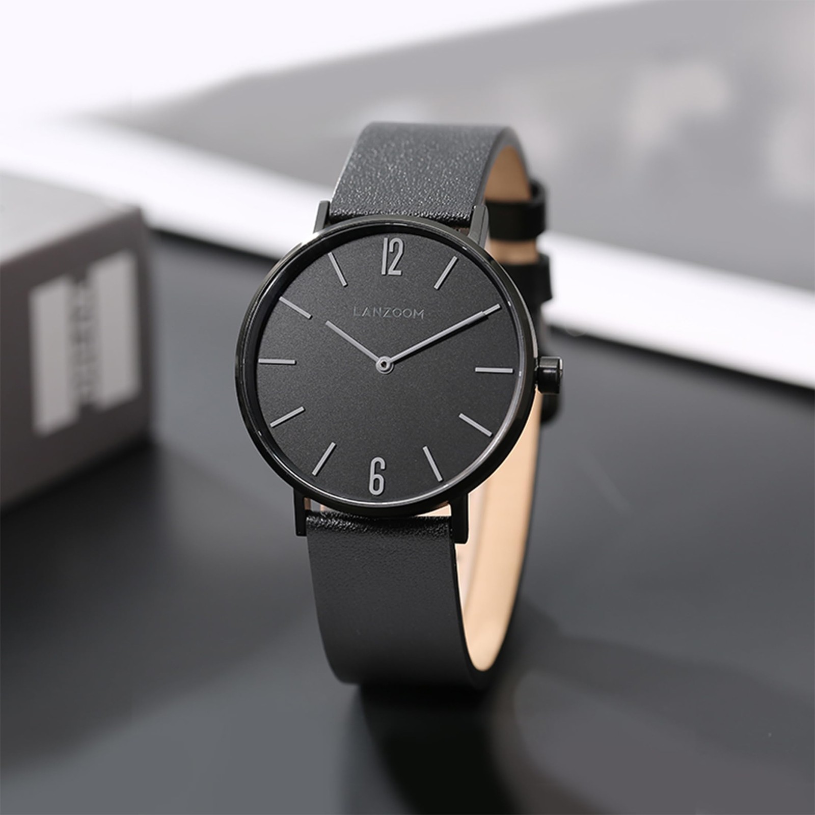 Men’s Wrist Quartz Watch 316L Stainless Steel Round Dial Men’s Watches Minima…