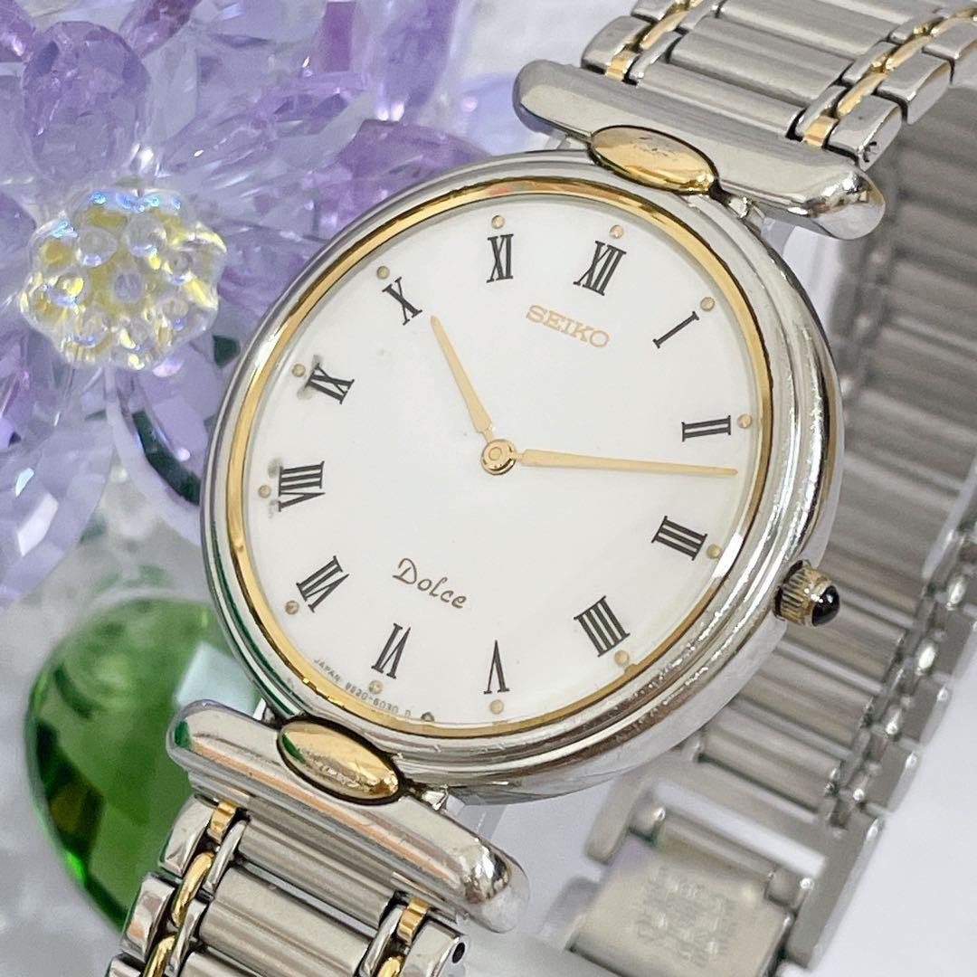SEIKO DOLCE Roman Watch #483 Wrist approximately 18cm From Japan