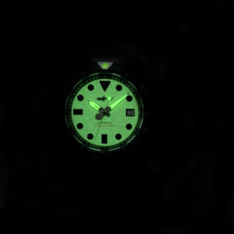 Heimdallr Sharky SUMO SBDC001 NH35A Automatic Diver 200M Watch 44mm 316L C3