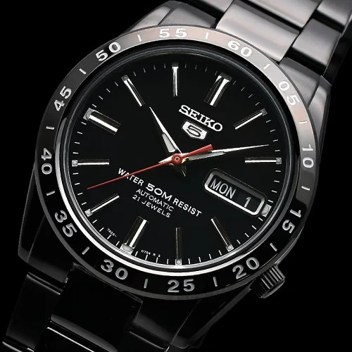 SEIKO SEIKO5 SNKE Series Automatic Mechanical Men’s Watch Black Dial with box
