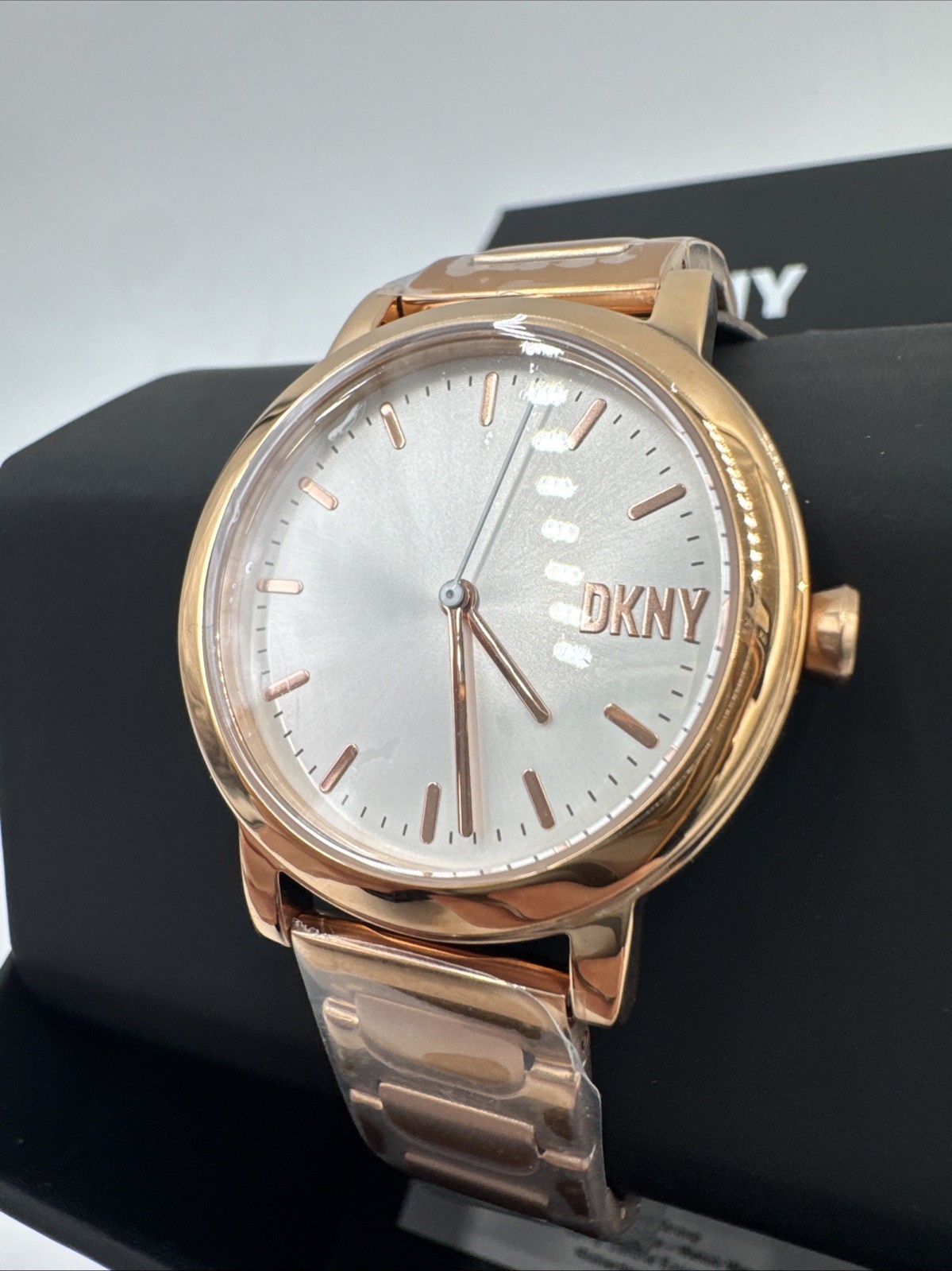 DKNY Soho D watch with rose gold bracelet NY6622
