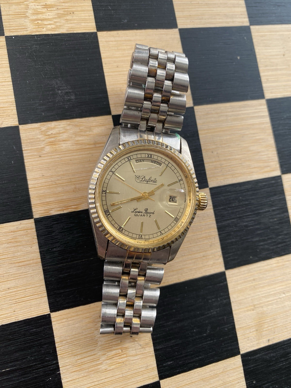 Vintage Dufonte Lucien Piccard Presidential Men’s Quartz Watch