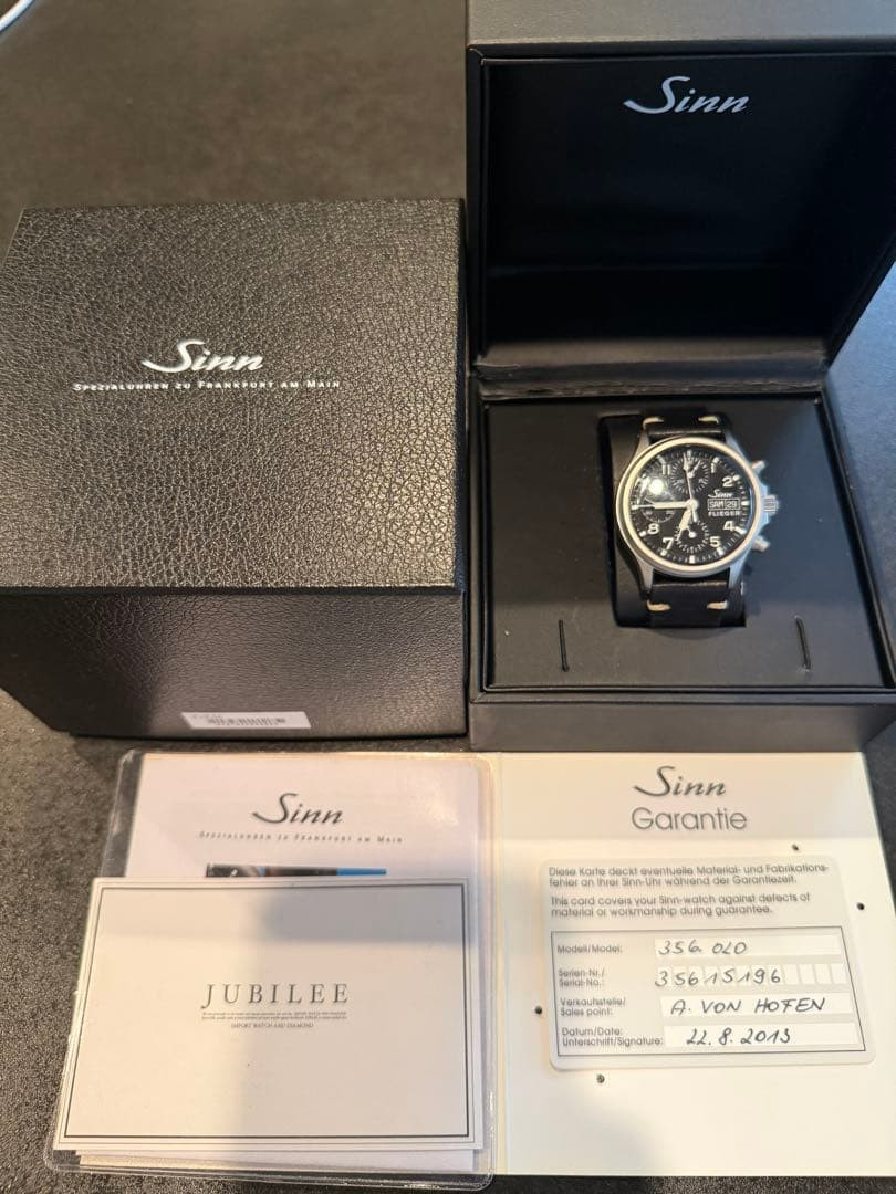 Sinn 356 Flieger Chronograph Automatic Steel Black Men’s Pilot Watch