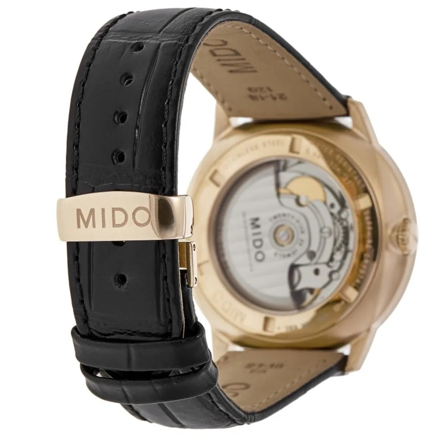 New Mido Commander Gradient Black Dial Leather Men’s Watch M021.407.36.411.00