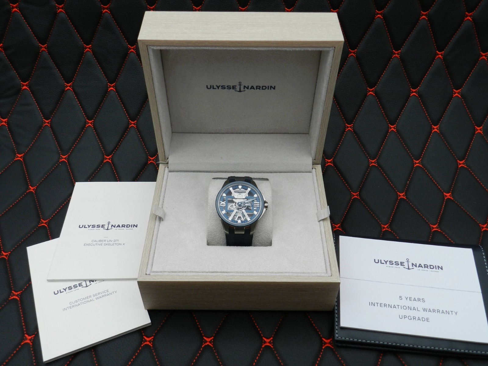 Ulysse Nardin Blast Skeleton X Titanium 3713-260-3/03 — Complete Set with Box…