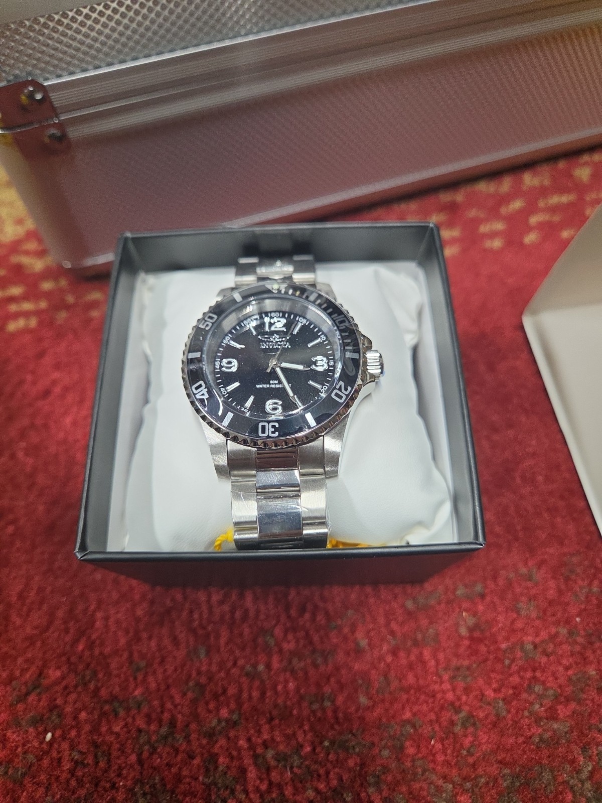 Invicta Specialty Rowan Men’s Watch – 40mm, Black Dial, Steel 49335