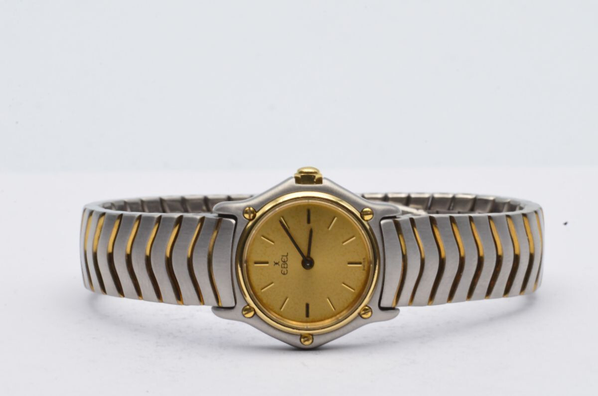 Ebel Sport Classique Mini 0 29/32in Women’s Watch 1057901 Gold Nicer Condition