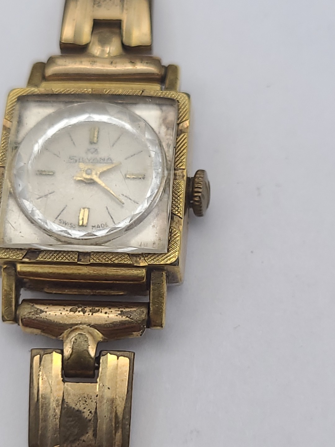 Silvana vintage Womens watch Mechanical Gold Tone