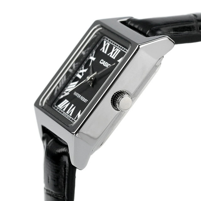 CASIO Classic LTP-V007L-1BDF Tank Analog Black Dial Leather Women’s R80111279