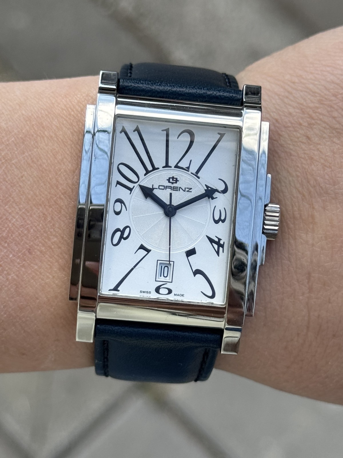 Lorenz Bel Ami Watch 24500 Quartz Date Mens Swiss Made