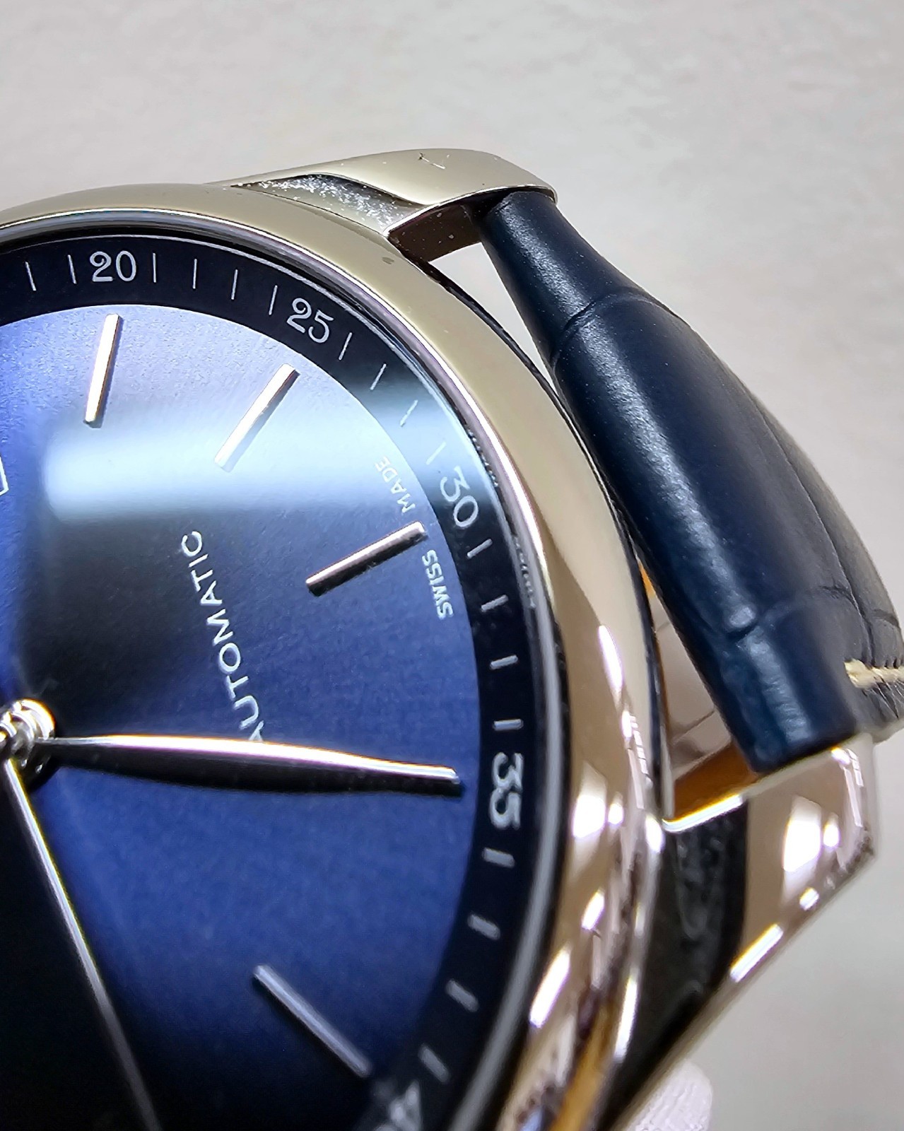 Longines Master Auto 40mm Blue Leather Watch L2.793.4.92.0 – STORE DISPLAY