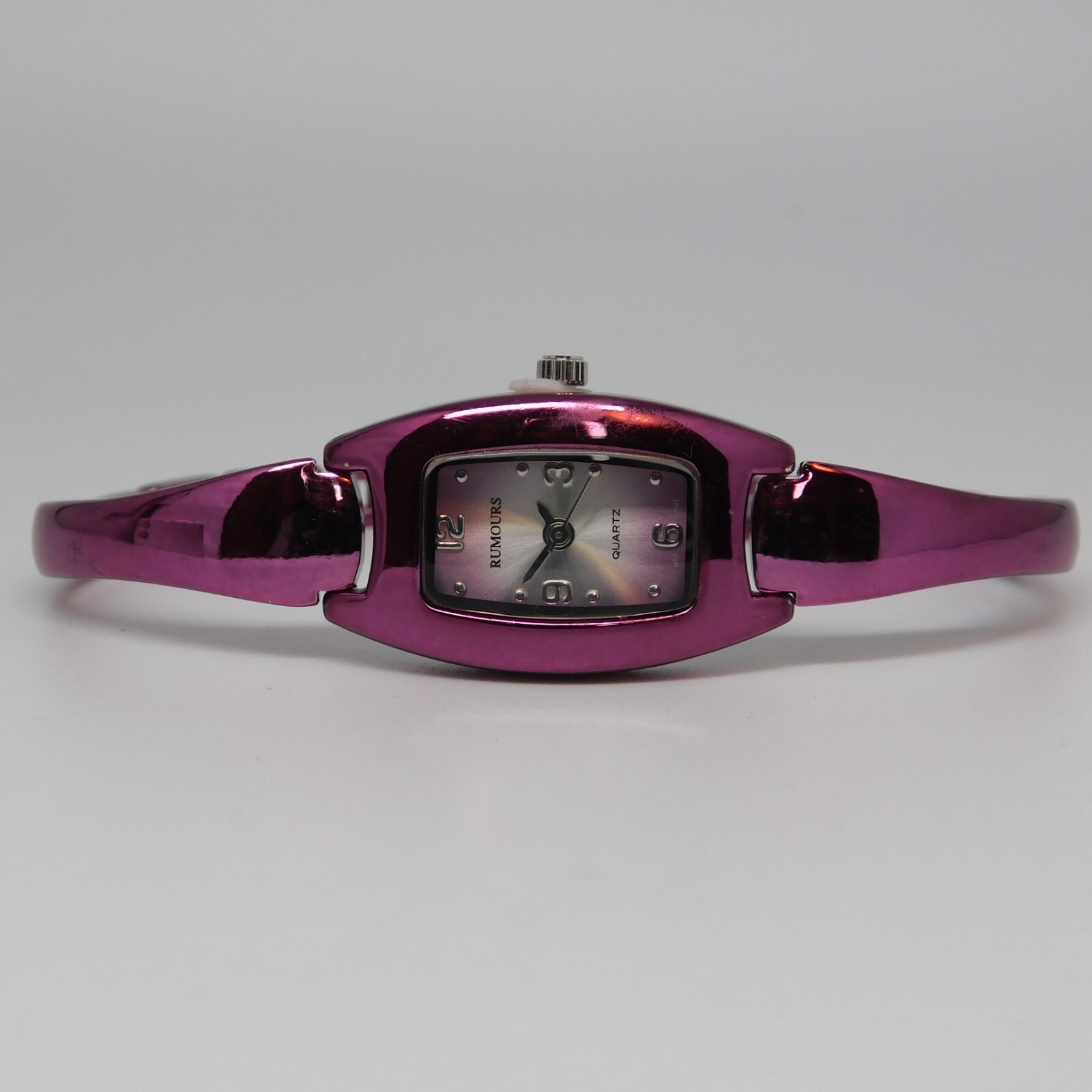 RUMOURS 10338 Purple Tone Quartz Analog Women’s Watch Sz. 7 1/4″ New Battery