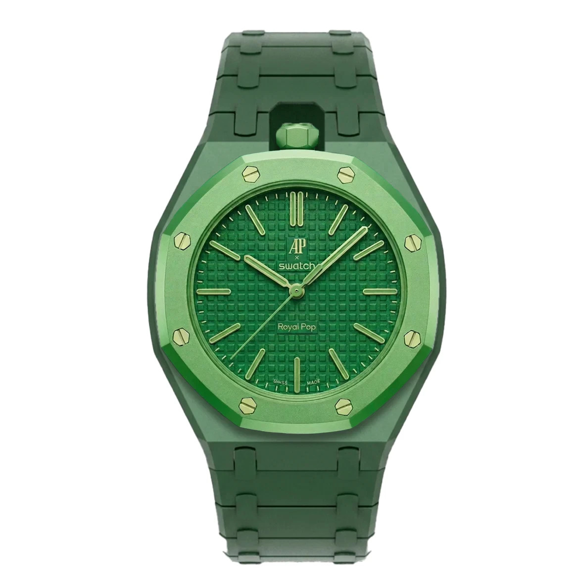 Custom Vertical Link Wrist Strap Presale Swatch x AP Royal Pop – IN PRODUCTION