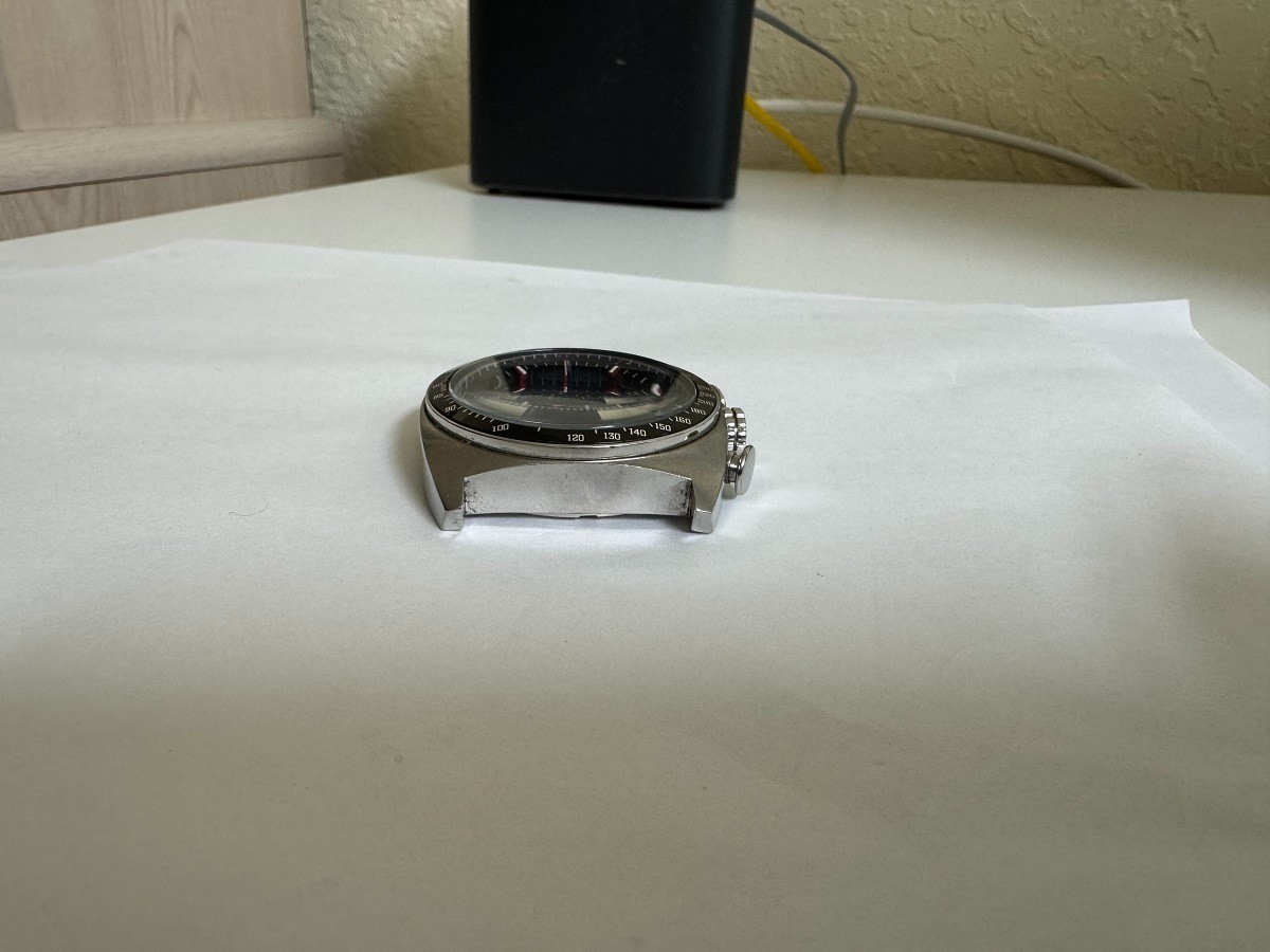 NOS Men’s Triumph Motorcycle 3019 dashboard chronograph watch NO BAND