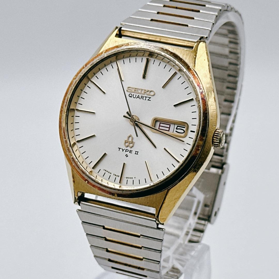 Seiko 7546-8000 Day-Date Mens Watch
