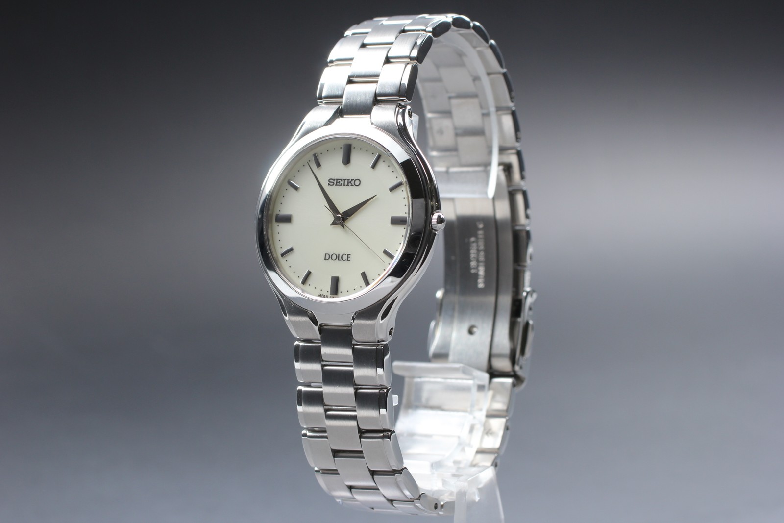 2005【Near MINT w/ Box】SEIKO Dolce 8J41-0A10 White Dial Quartz Men’s Watch JAPAN
