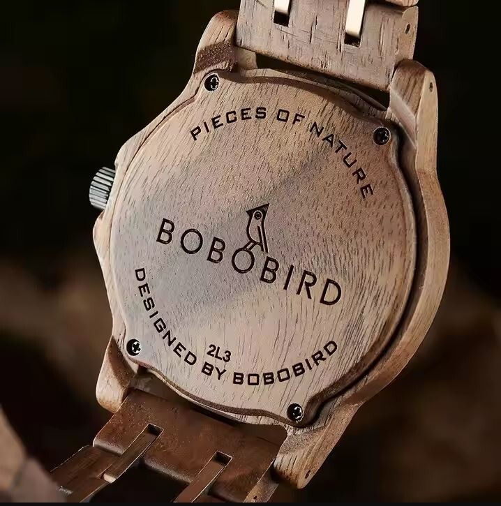 Timeless Tree Leaf Wooden watch new collection custom service add-on