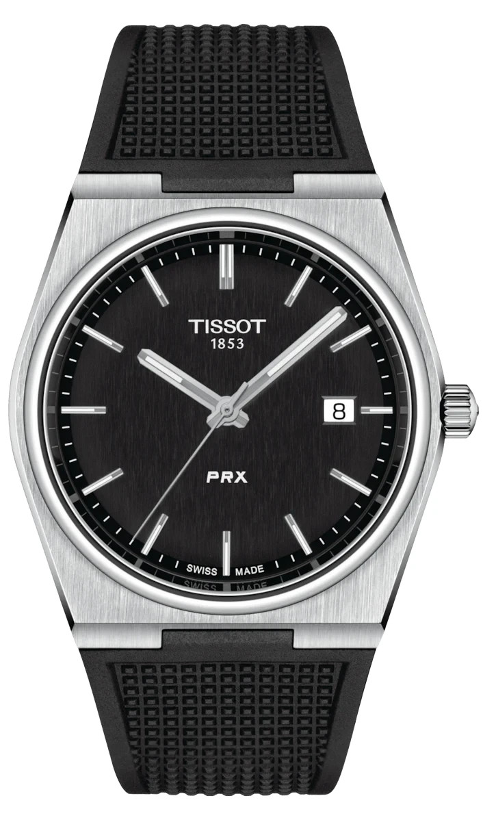 Tissot PRX 40mm Steel Rubber Back Dial SWISS Quartz Men’s T137.410.17.051.00