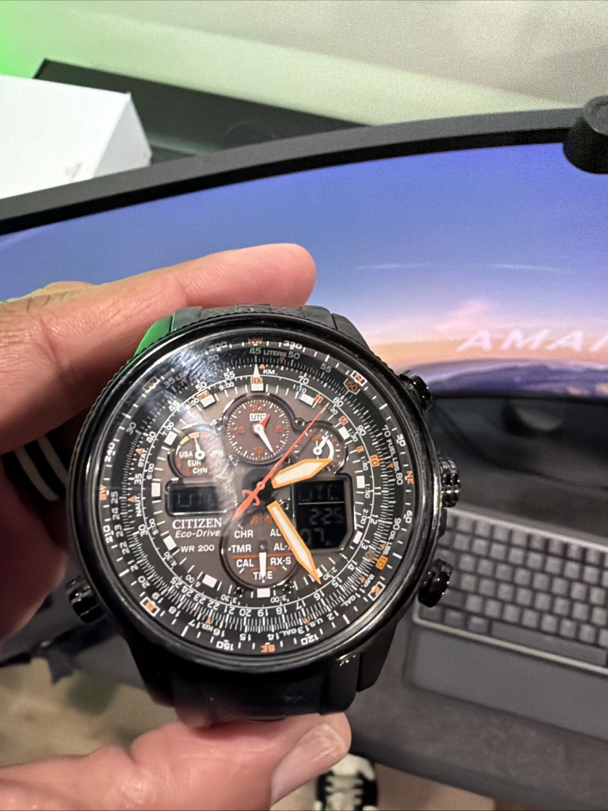 Citizen Navihawk A-T Eco-Drive JY803750E Chronograph Wrist Watch