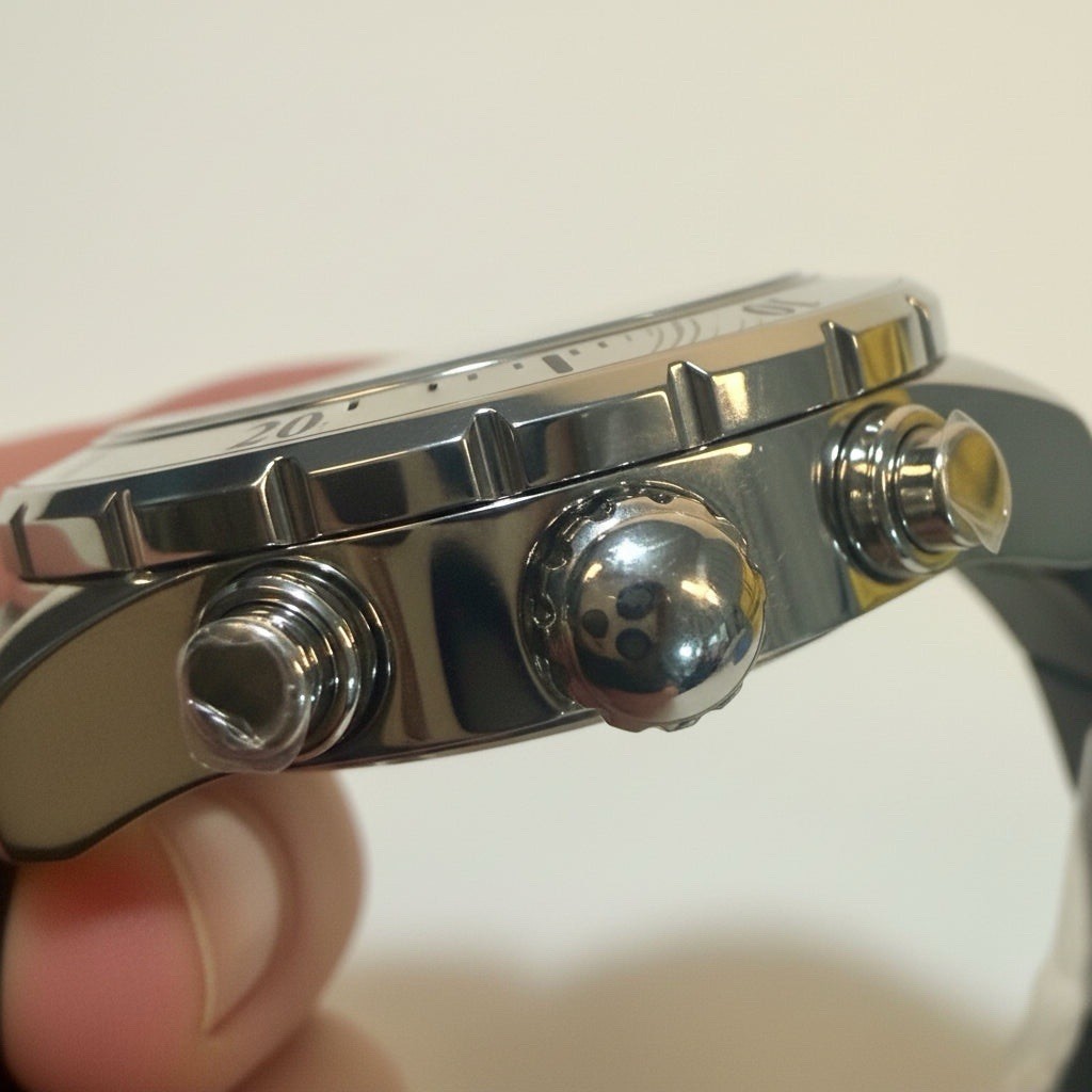 Invicta Angel 49802 Chronograph Black Silicone Steel 40mm Unisex Watch Rainbow